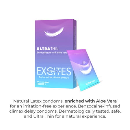 Mojocare Excites - Ultra Thin Condoms