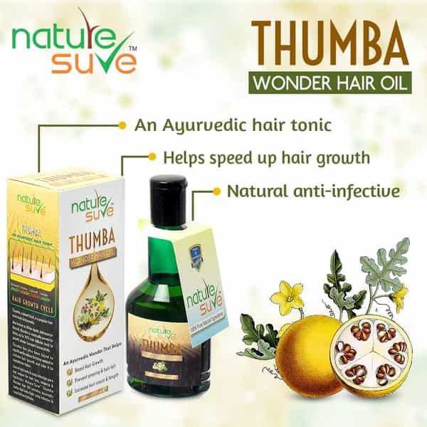 Nature Sure Thumba Wonder Hair Oil For Men And Women - 1 Pack (110Ml)