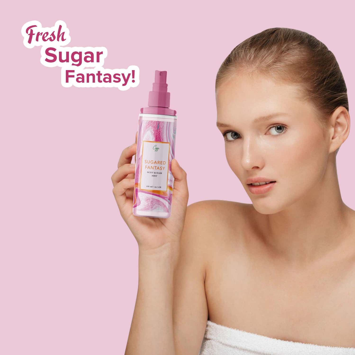 Buy CGG COSMETICS SUGARED FANTASY BODY & HAIR MIST 100 ML Online & Get