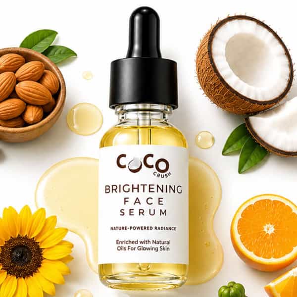 Coco Crush Vitamin-C Face Serum For Brightening | Dark Spots & Anti-Ageing - 15Ml