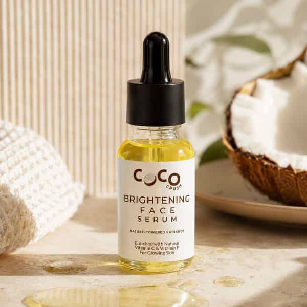 Coco Crush Vitamin-C Face Serum For Brightening | Dark Spots & Anti-Ageing - 15Ml