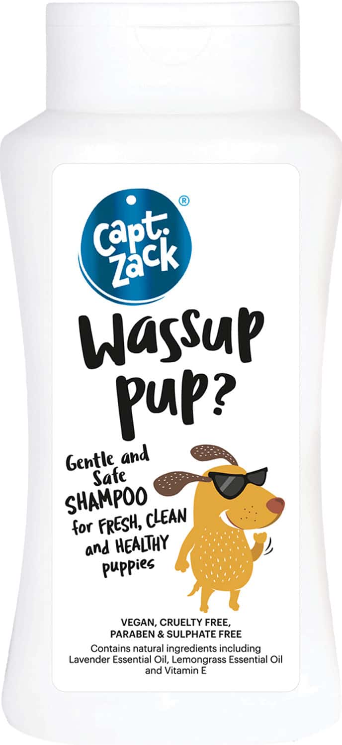 Captain Zack Wassup Pup Gentle & Safe Shampoo For Puppies 200 Ml
