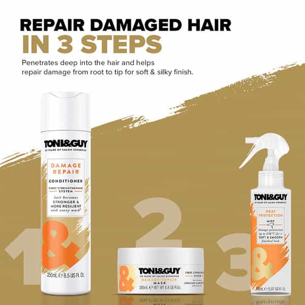 Toni & Guy Damage Repair Hair Conditioner | Prevent Breakage & Dullness | 250 Ml