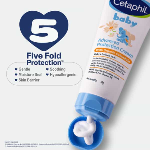 Cetaphil Baby Advanced Protection With Organic Calendula | Cream | 85 Gm