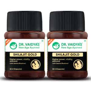 Dr. Vaidya's Shilajit Gold -30 Capsules - Pack Of 2