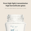 R For Rabbit First Feed Glass Bottle -150 Ml Lake Blue