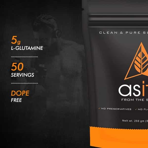 As-It-Is Nutrition L-Glutamine For Muscle Growth And Recovery - 250G Pouch