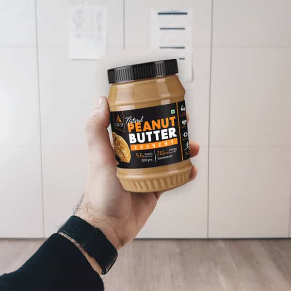 As-It-Is Nutrition Peanut Butter Crunchy (Natural & Unsweetened) 1Kg Jar