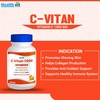 Healthvit C-Vitan-1000 High-Potency Vitamin-C Per Serving -1000 Mg 60 Tablets