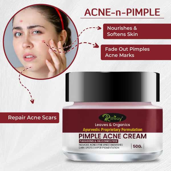 Pimple Acne Herbal Cream For Pimples And Dark Spots | Pure Ayurvedic Cream 100% Ayurvedic (50Gm)
