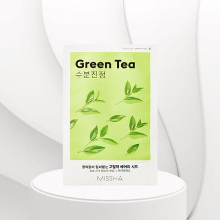 Missha Airy Fit Sheet Mask [Green Tea] - Pack Of 5