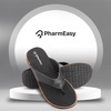 Pharmeasy Women's Diabetic & Orthopedic Slippers - Coal Black - Size Uk 4