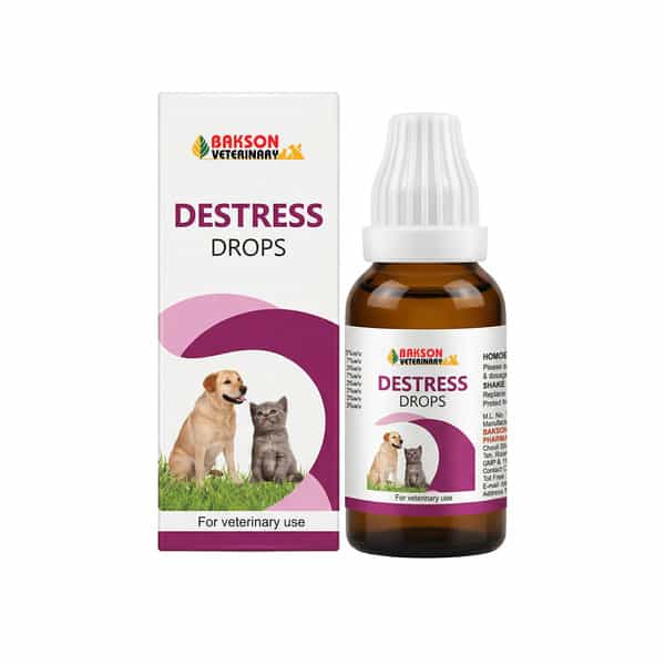 Bakson Veterinary Destress Drops | For Veterinary Use | 30 Ml