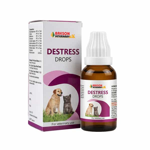 Bakson Veterinary Destress Drops | For Veterinary Use | 30 Ml