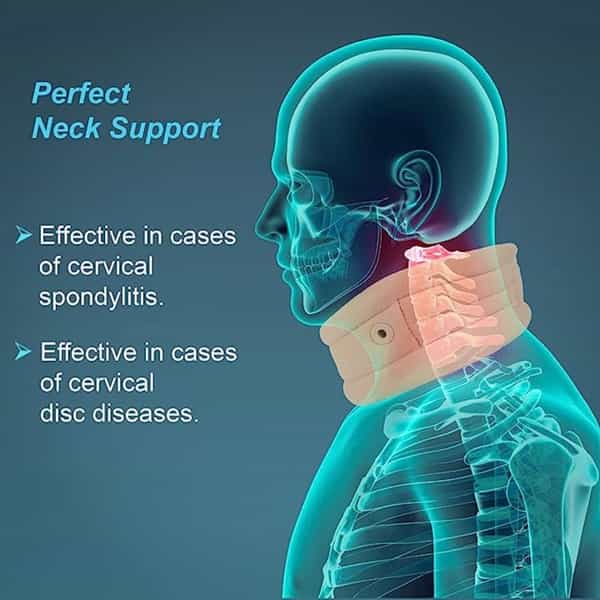 Tynor Cervical Collar With Firm Density Beige Medium 1 Unit