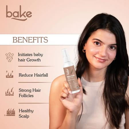 Bake Rosemary Hair Growth Serum Spray With Rice Water & Methi (100Ml)