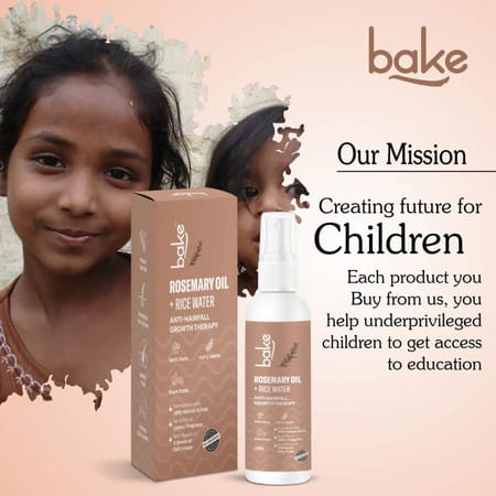 Bake Rosemary Hair Growth Serum Spray With Rice Water & Methi (100Ml)
