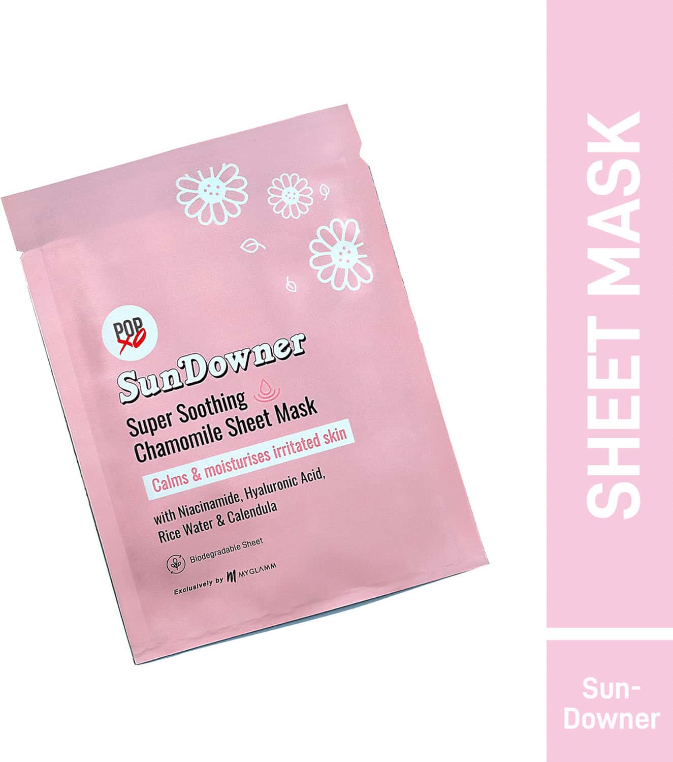 Myglamm Popxo Sundowner Soothing Chamomile Sheet Mask