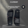 Liveasy Ortho Care Acupressure Slippers - Women (Black) Size 9