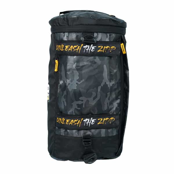 Muscleblaze Hybrid Gym Bag Cum Backpack | Duffle Bag | Camo Grey | 40 L