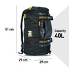Muscleblaze Hybrid Gym Bag Cum Backpack | Duffle Bag | Camo Grey | 40 L