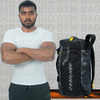 Muscleblaze Hybrid Gym Bag Cum Backpack | Duffle Bag | Camo Grey | 40 L