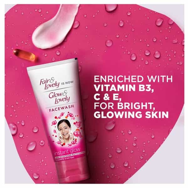 Fair & Lovely Instant Glow Facewash With Fairness Multivitamins Facewash- 100 G