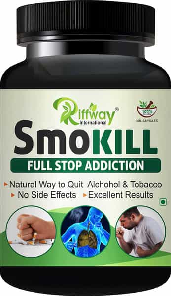 Smokill Herbal Capsules For Addict Is Relieved Of His Addiction Towards A Happy Life (30 Capsules)