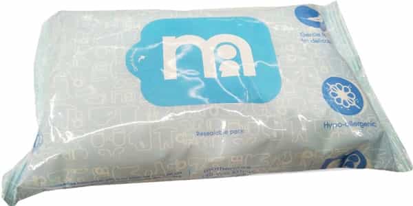 Mothercare Non Fragnanced Baby Wipes - 60 Wipes