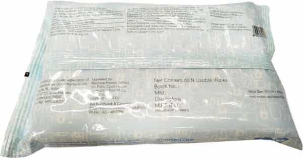 Mothercare Non Fragnanced Baby Wipes - 60 Wipes