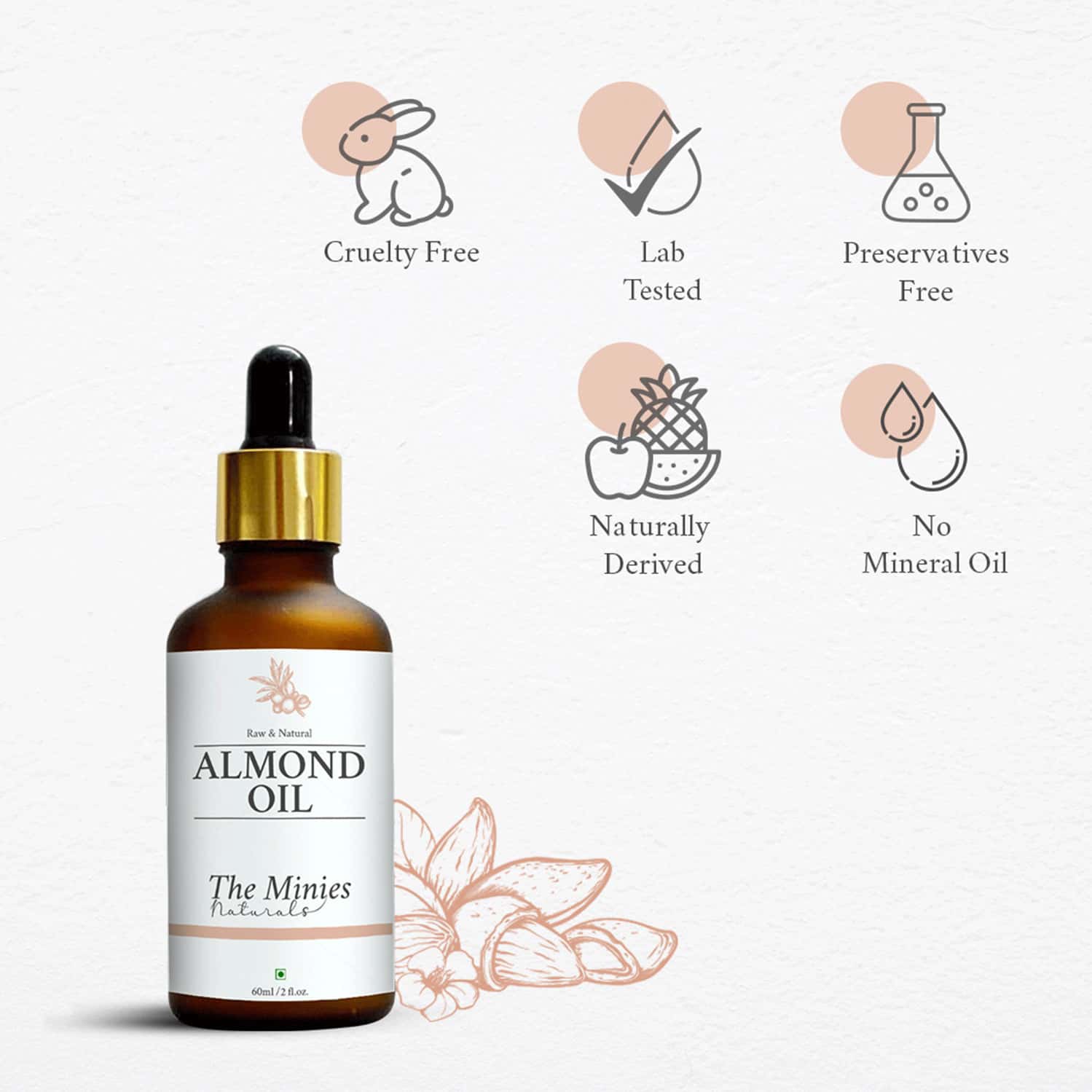 Buy MINIES NATURALS ALMOND OIL Online & Get Upto 60 OFF at PharmEasy