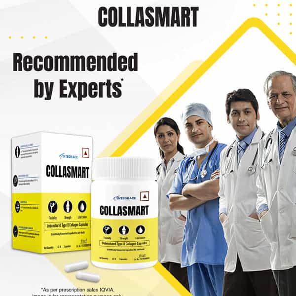 Collasmart Uc - Undenatured Type 2 Collagen Capsules - Jar Of 45 Capsules