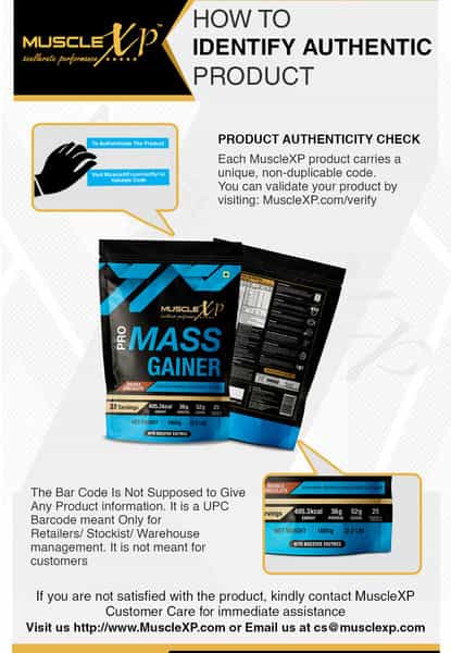 Musclexp Pro Mass Gainer - With Whey Protein Whey Isolate - Double Chocolate 1Kg (Pouch) + Shaker