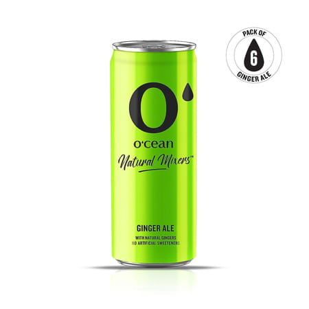 O'Smart Natural Mixer Ginger Ale 250 Ml ( Pack Of 24 )
