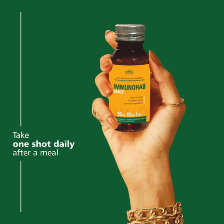 Mbdhwellness Immunohab With Jaggery 600ml(10 Shots X 60ml) For Immunity- Ready To Drink Shots