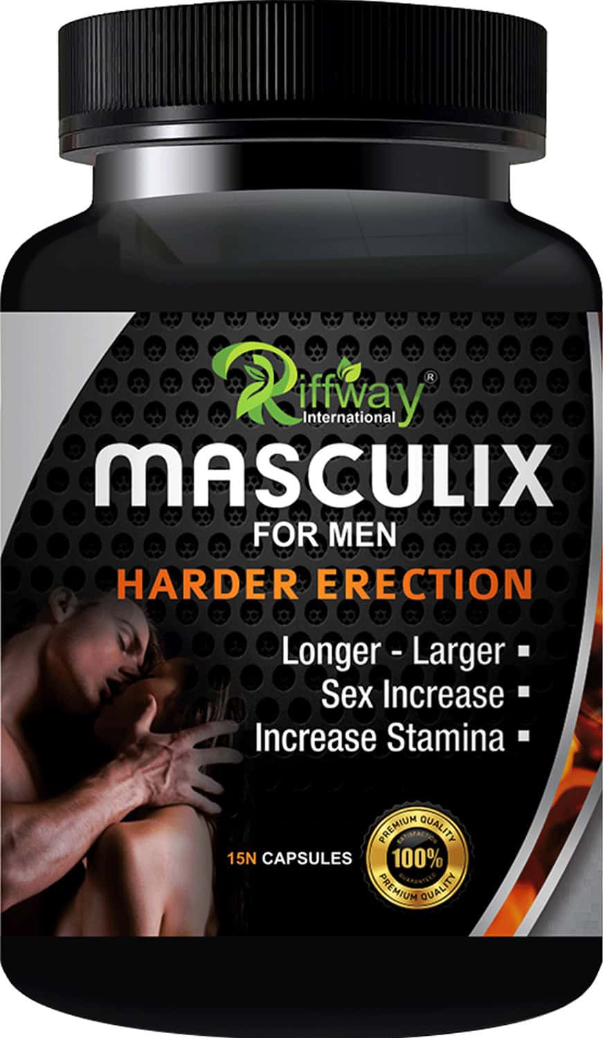 Musculix Herbal Capsules For Formulation Makes Orgasm Powerful Energetic Long Erection (15 Capsules)