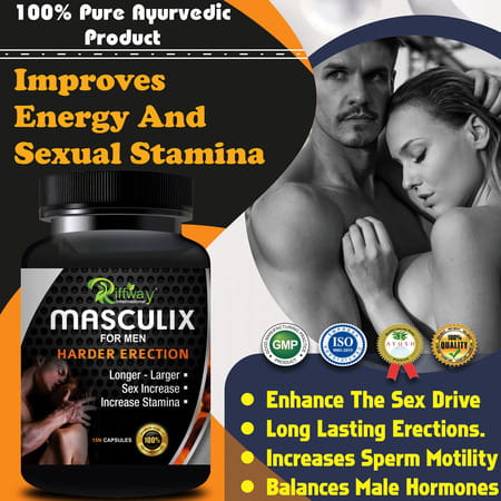 Musculix Herbal Capsules For Formulation Makes Orgasm Powerful Energetic Long Erection (15 Capsules)