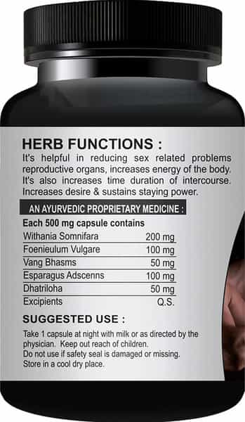 Musculix Herbal Capsules For Formulation Makes Orgasm Powerful Energetic Long Erection (15 Capsules)