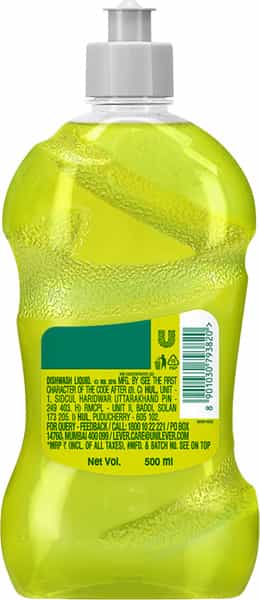 Vim Dishwash Anti Smell Liquid Pudina - 500Ml