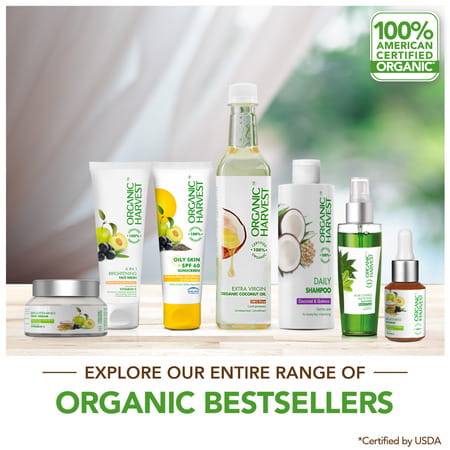 Organic Harvest Anti-Pigmentation Face Serum | Kakadu Plum, Acai Berry, Almonds Extract, Women, 30ml