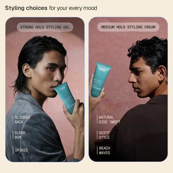 Arata Styling Cream & Gel Duo 50 Ml Each