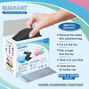 Quarant 3 Ply Assorted Surgical Face Mask With Adjustable Nose Pin | Uv Sterilized - Pack Of 100