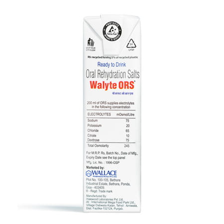 Walyte Ors Orange Flavour 200 Ml