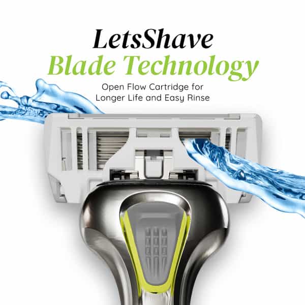 Letsshave Pro 6 Advance Face & Body Shaving Razor Value Set