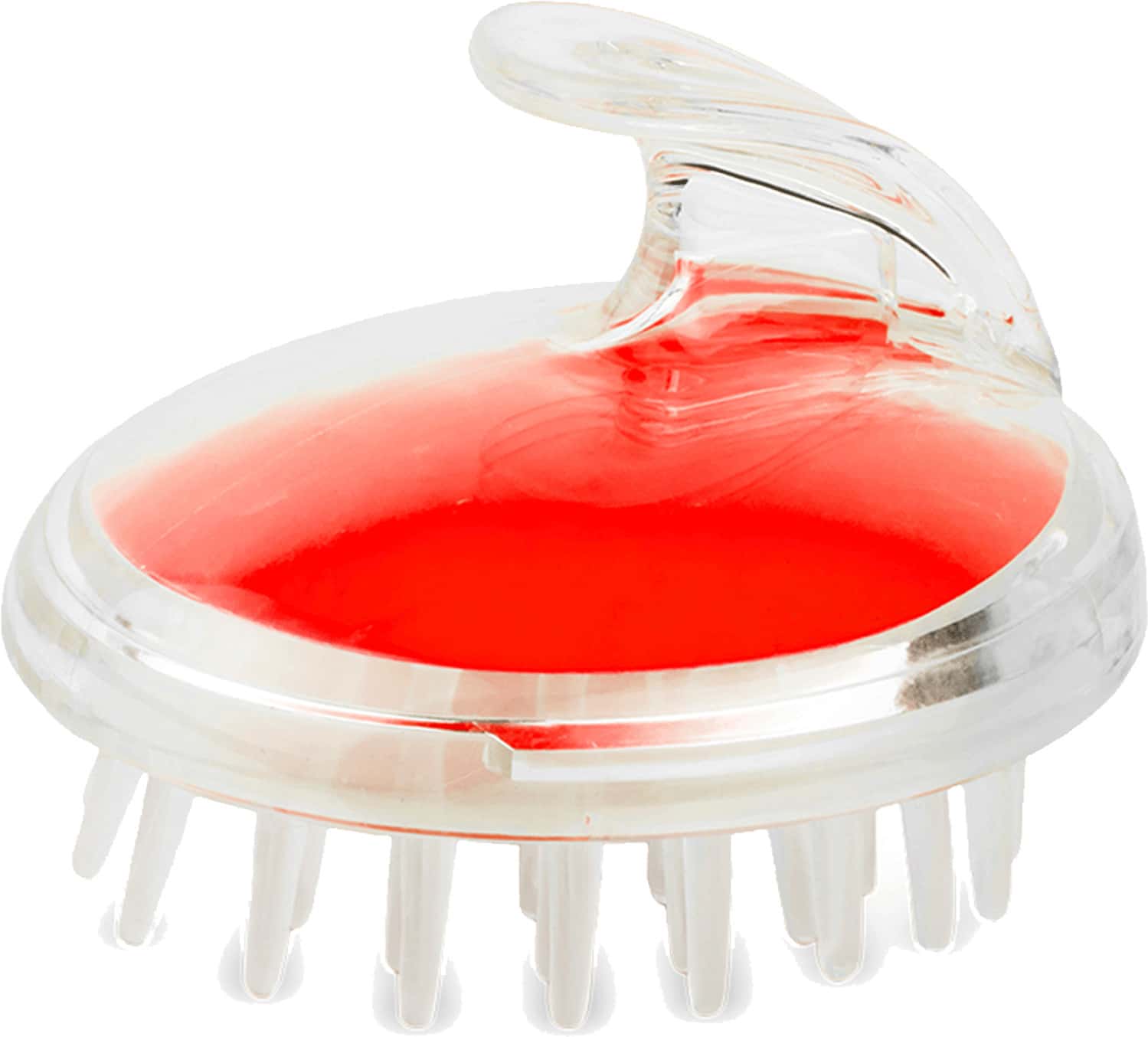 Streak Street Candy Apple Red Hair Scalp Massager And Shampoo Brush
