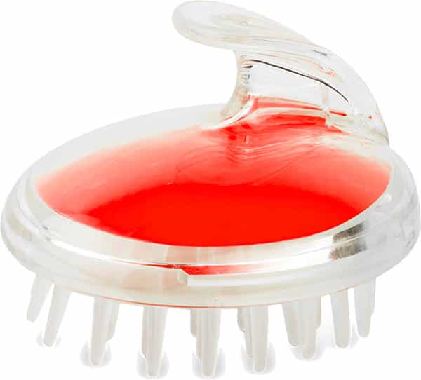 Streak Street Candy Apple Red Hair Scalp Massager And Shampoo Brush