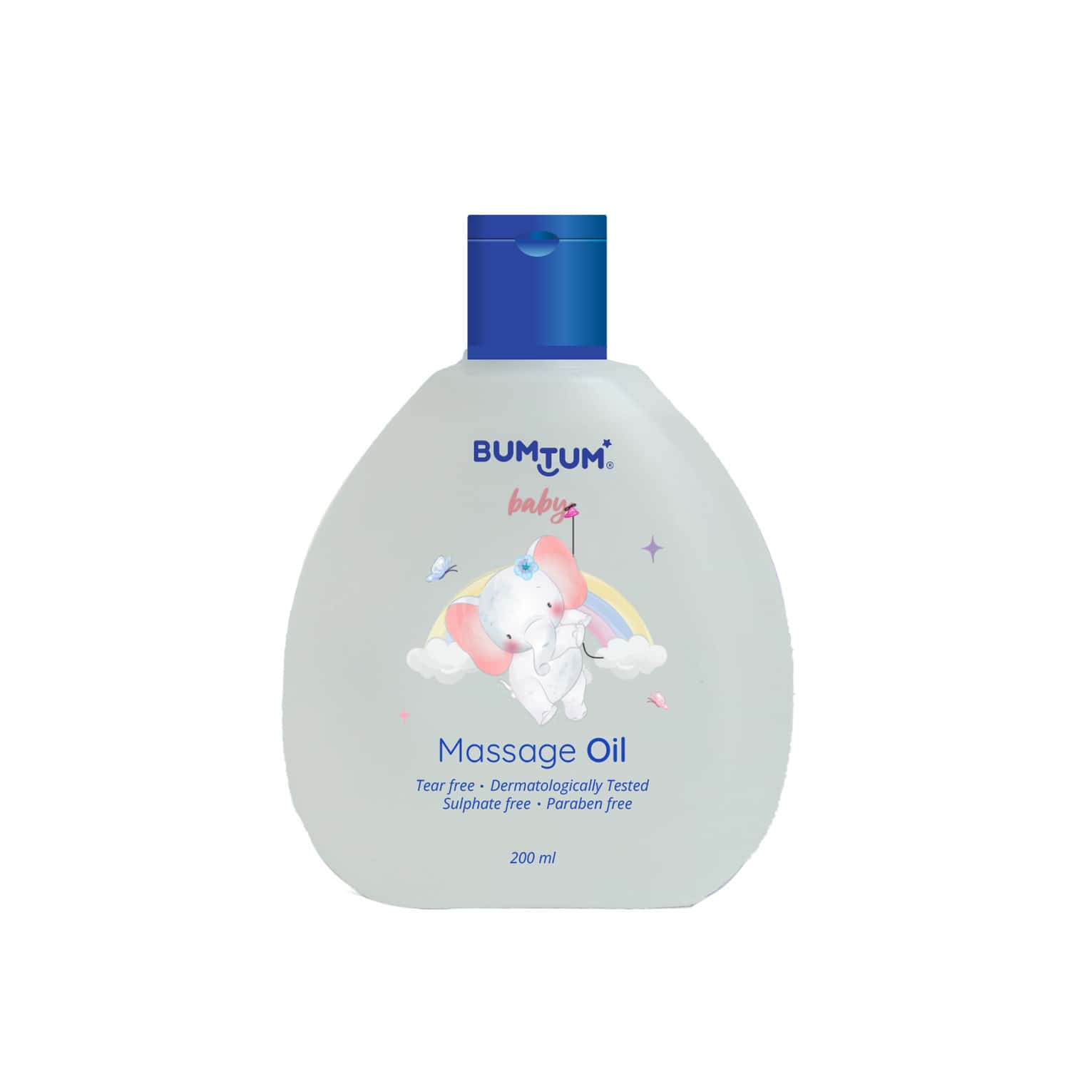 Bumtum Baby Massage Oil | Non-Sticky | Paraben & Sulfate Free | Derma Tested 200 Ml