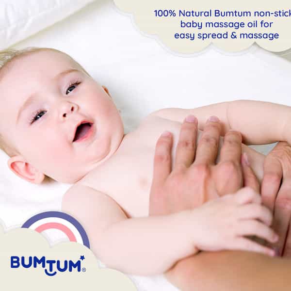 Bumtum Baby Massage Oil | Non-Sticky | Paraben & Sulfate Free | Derma Tested 200 Ml