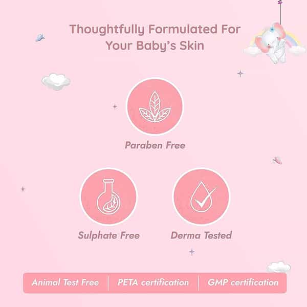 Bumtum Baby Massage Oil | Non-Sticky | Paraben & Sulfate Free | Derma Tested 200 Ml