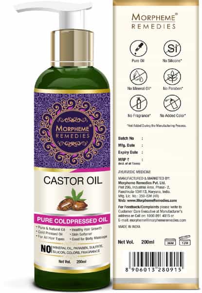 Morpheme Remedies Castor Oil 200Ml